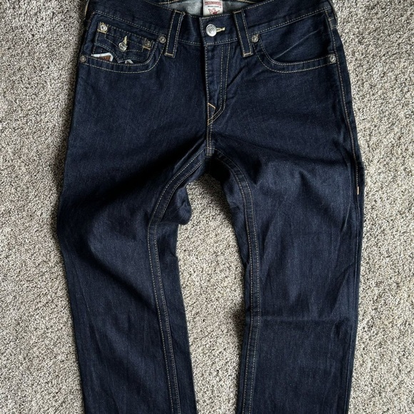 True Religion Men's Dark Blue Jeans - Picture 3 of 9